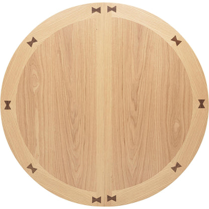  Coaster Furniture Lavon 106620 Oval 60-inch Wood Extension Leaf Dining Table - Light Oak IMAGE 12