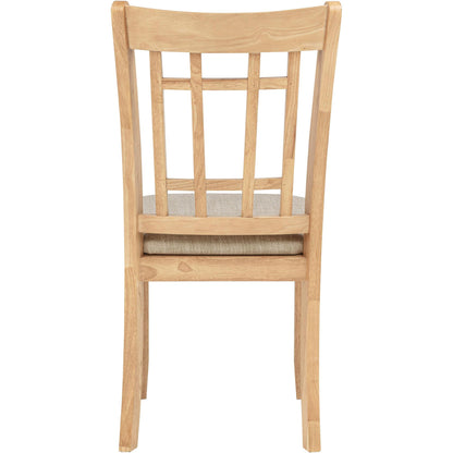  Coaster Furniture Lavon 106622 Set of 2 Wood Dining Side Chair - Linen/Light Oak IMAGE 8