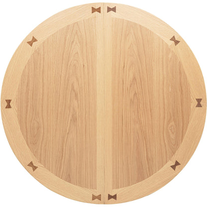  Coaster Furniture Lavon 106628 Oval 60-inch Counter Height Extension Dining Table - Light Oak IMAGE 12