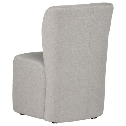  Coaster Furniture Jaelynn 107052BEI Set of 2 Upholstered Parsons Dining Side Chair - Beige IMAGE 4
