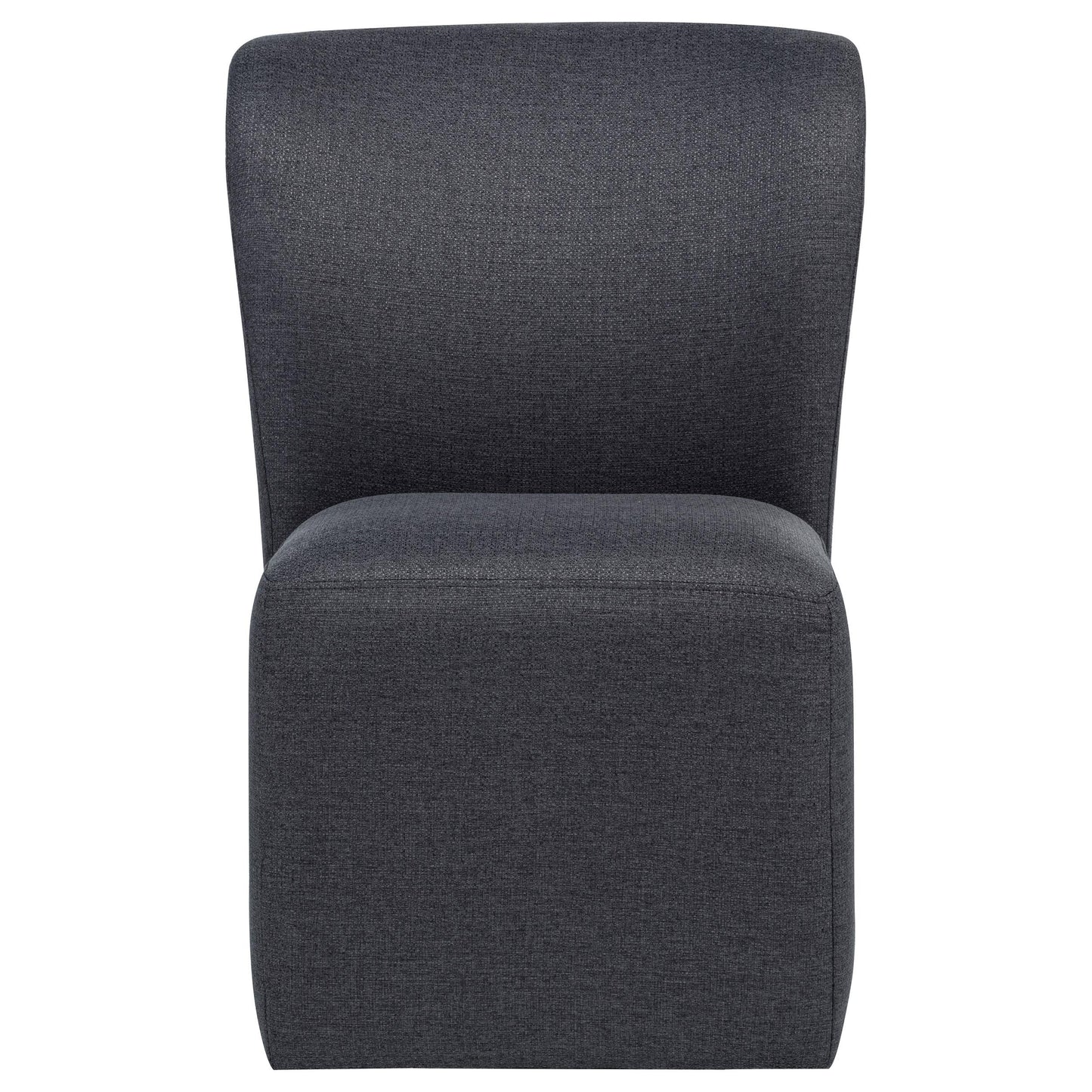 Coaster Furniture Jaelynn 107052CHAR Set of 2 Upholstered Parsons Dining Side Chair - Charcoal IMAGE 11