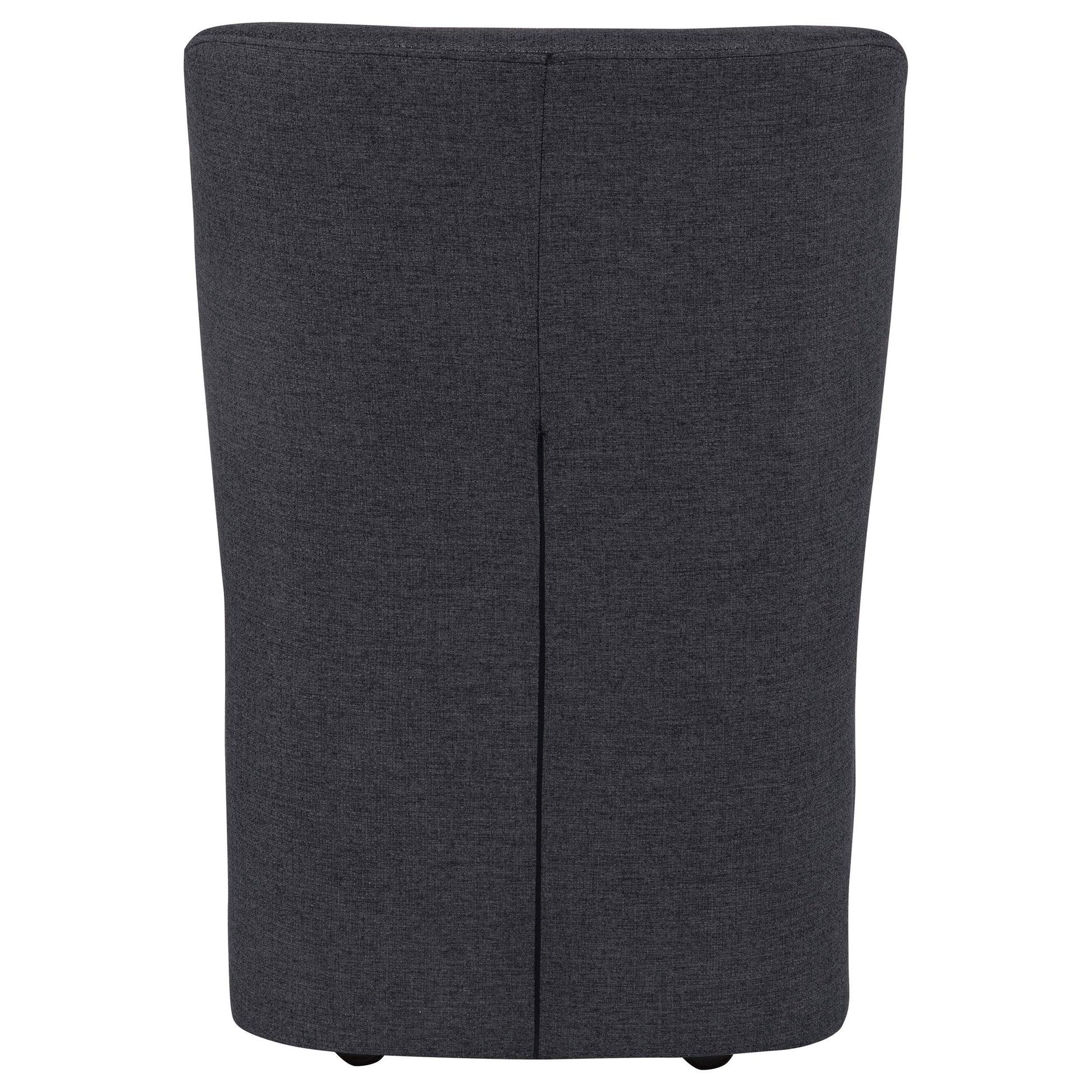  Coaster Furniture Jaelynn 107052CHAR Set of 2 Upholstered Parsons Dining Side Chair - Charcoal IMAGE 12