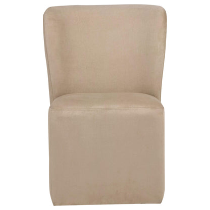  Coaster Furniture Jaelynn 107052TAN Set of 2 Upholstered Parsons Dining Side Chair - Tan IMAGE 4