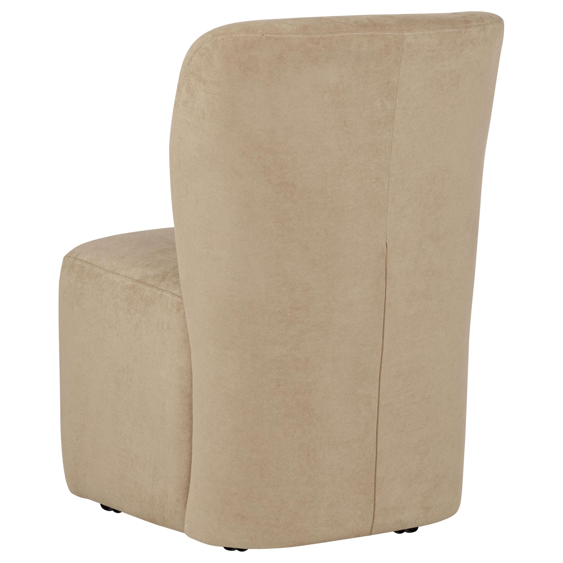  Coaster Furniture Jaelynn 107052TAN Set of 2 Upholstered Parsons Dining Side Chair - Tan IMAGE 5