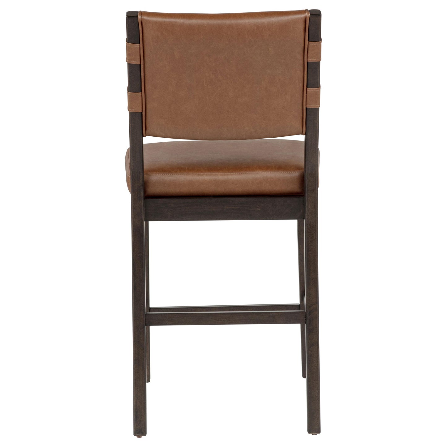  Coaster Furniture Tegan 107079 Set of 2 Faux Leather Upholstered Counter Height Chair - Cognac IMAGE 7