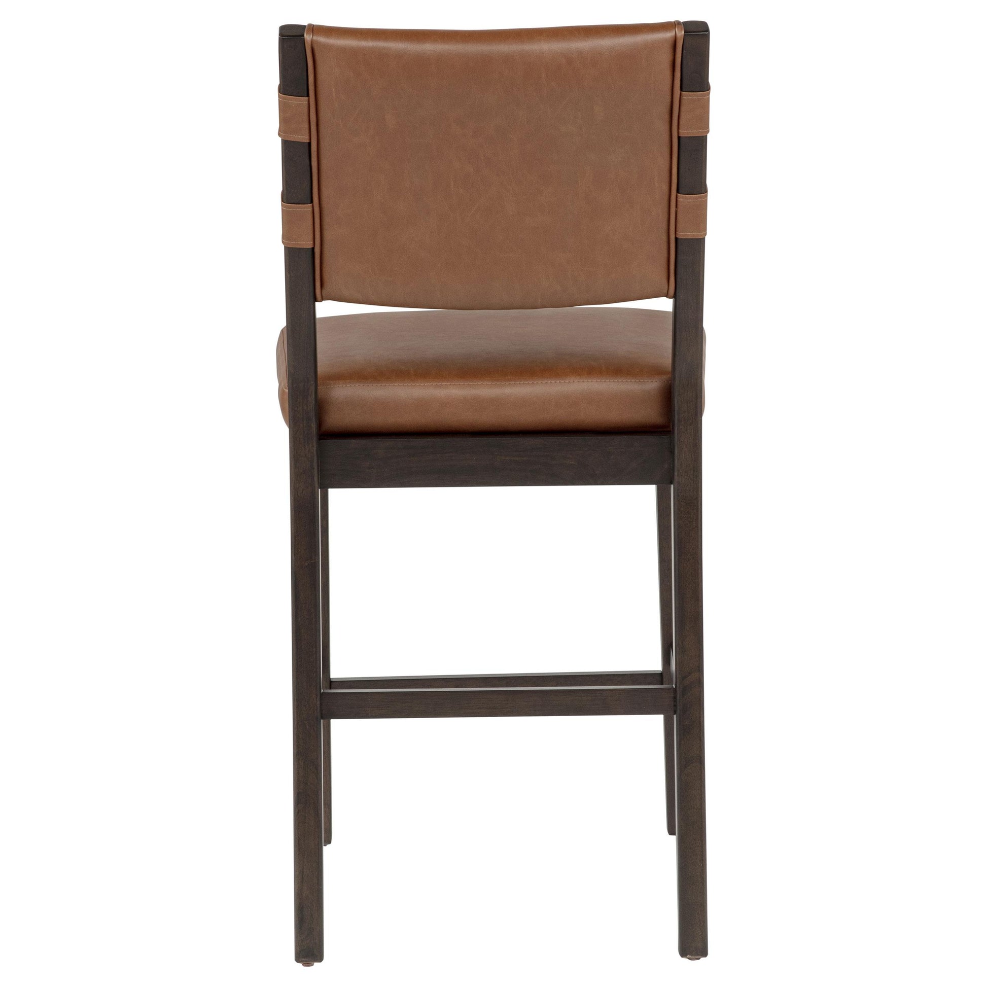 Coaster Furniture Tegan 107079 Set of 2 Faux Leather Upholstered Counter Height Chair - Cognac IMAGE 7