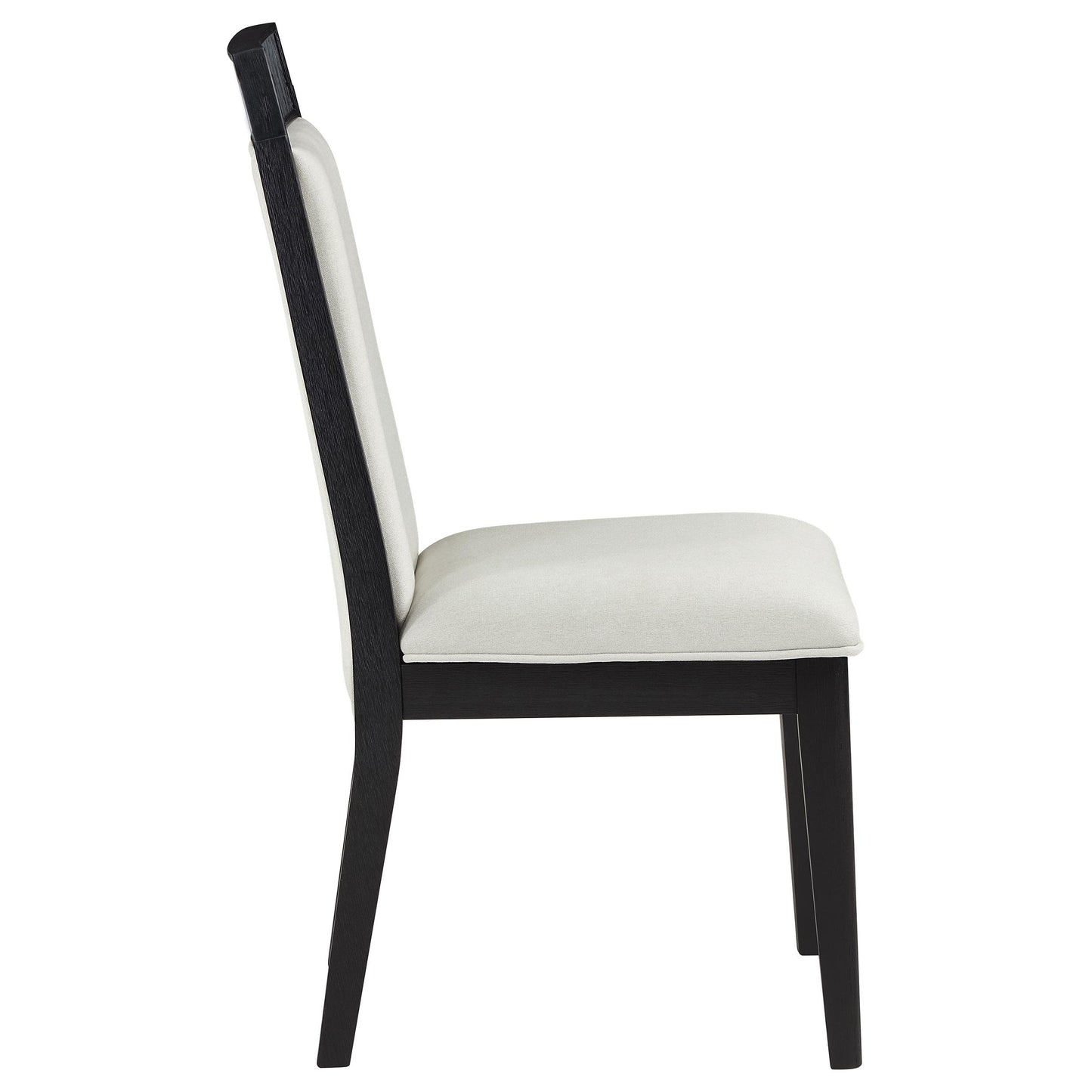  Coaster Furniture Brookmead 108233 Set of 2 Dining Side Chair - Ivory/Black IMAGE 2