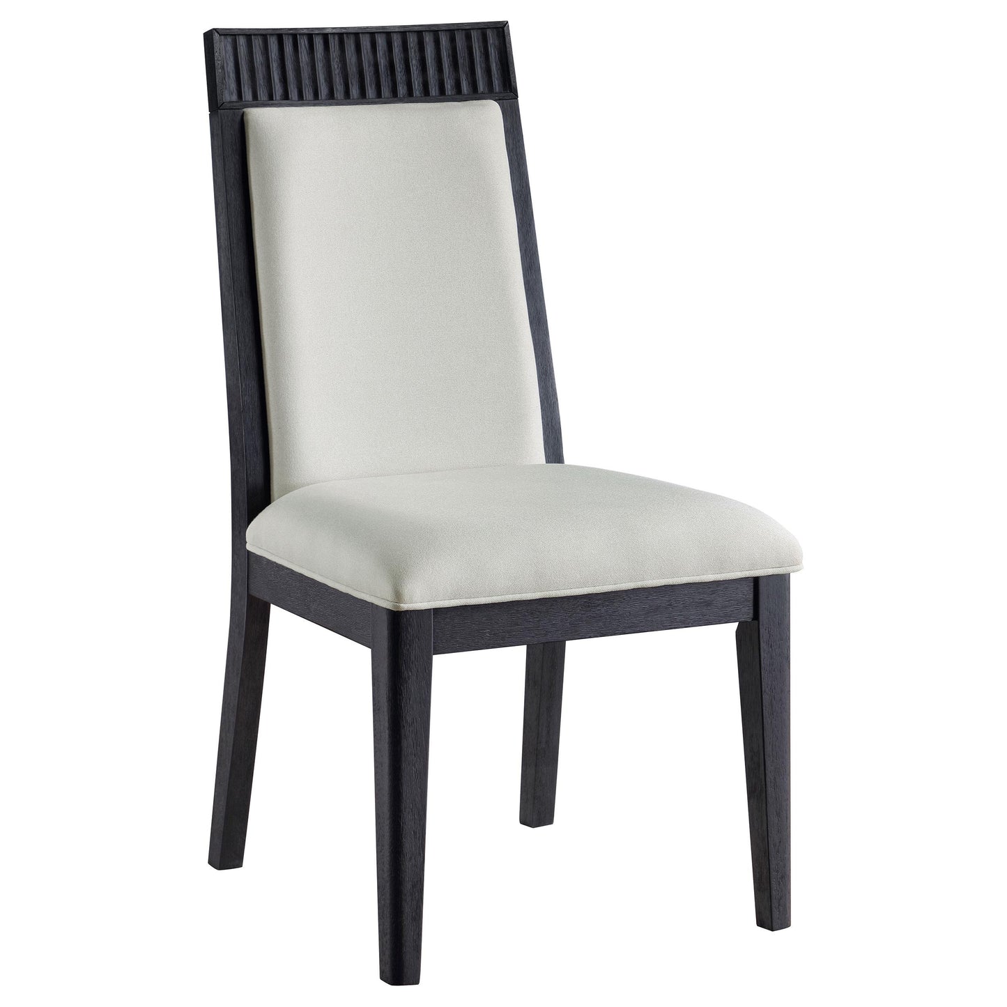 Coaster Furniture Brookmead 108233 Set of 2 Dining Side Chair - Ivory/Black IMAGE 9