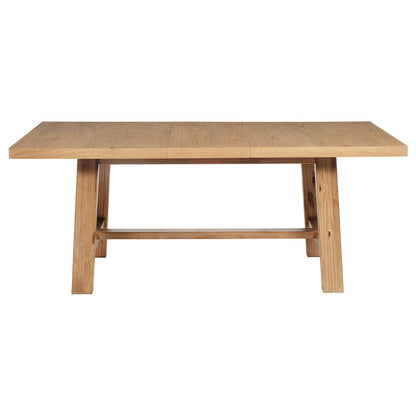  Coaster Furniture Middleton 108540 76-inch Extension Leaf Dining Table - Natural Brown IMAGE 4