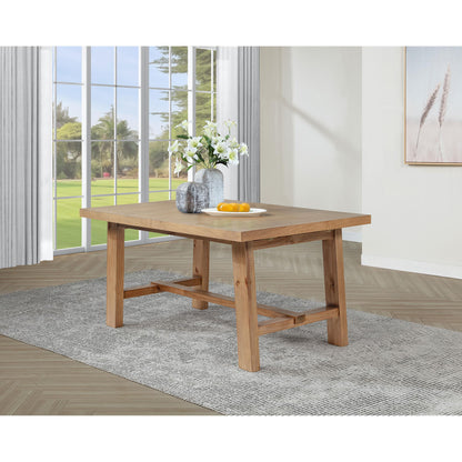  Coaster Furniture Middleton 108540 76-inch Extension Leaf Dining Table - Natural Brown IMAGE 8