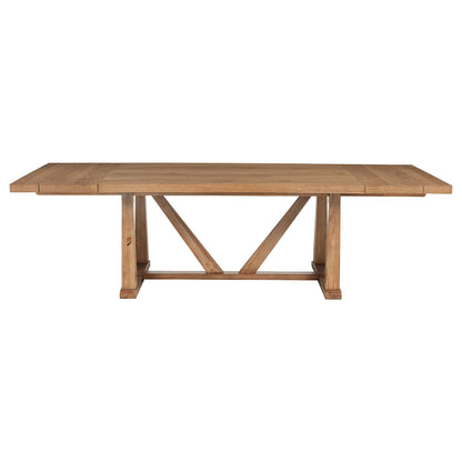  Coaster Furniture Middleton 108541 106-inch Extension Leaf Dining Table - Natural Brown IMAGE 6