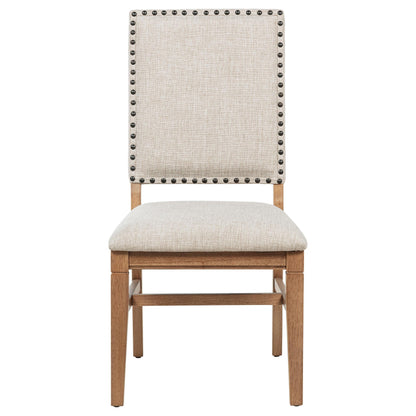  Coaster Furniture Middleton 108542 Set of 2 Upholstered Dining Side Chair - Beige IMAGE 9