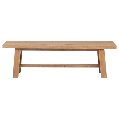  Coaster Furniture Middleton 108543 60-inch Wood Backless Dining Bench - Natural Brown IMAGE 6