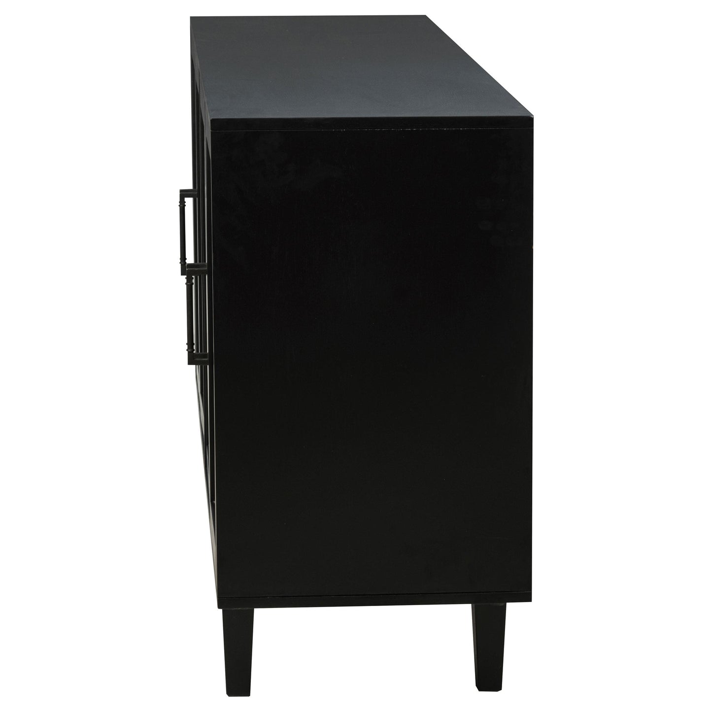  Coaster Furniture Middleton 108545BLK 4-door Sideboard Server with Dual Drawers - Black IMAGE 15