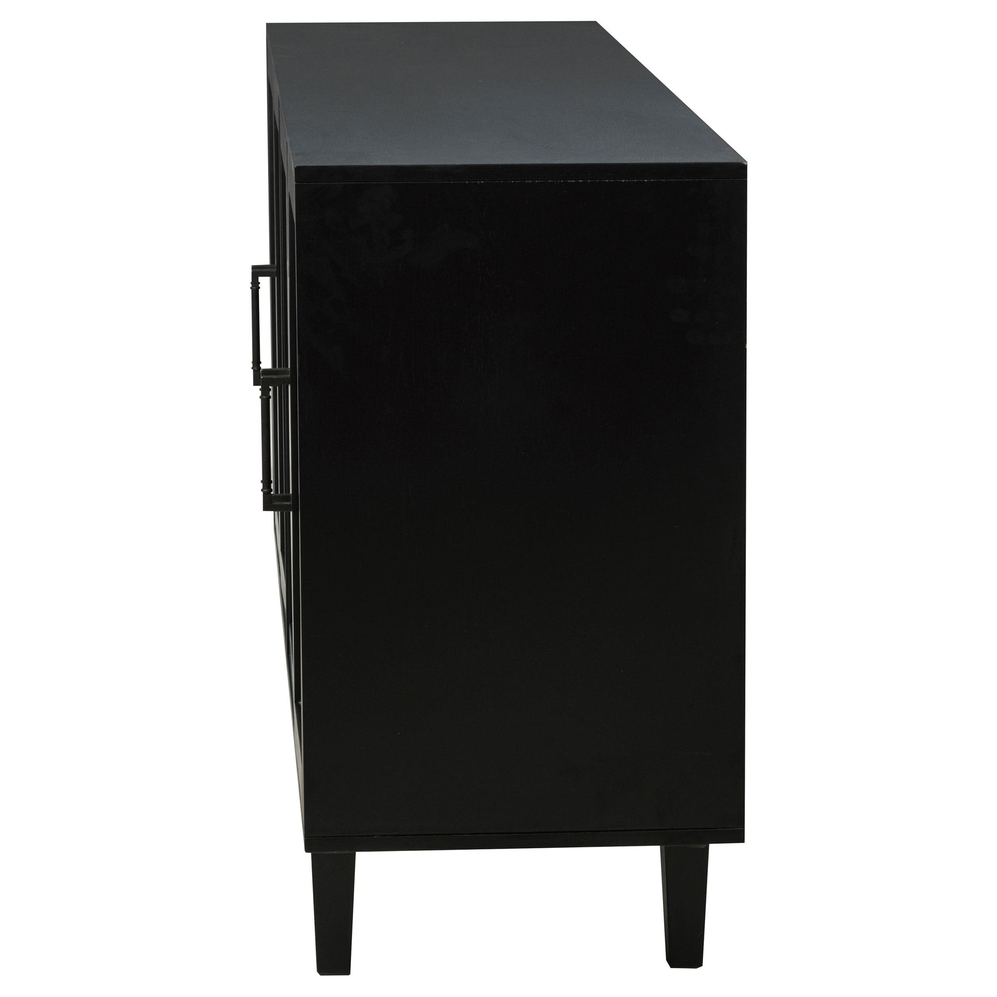  Coaster Furniture Middleton 108545BLK 4-door Sideboard Server with Dual Drawers - Black IMAGE 15