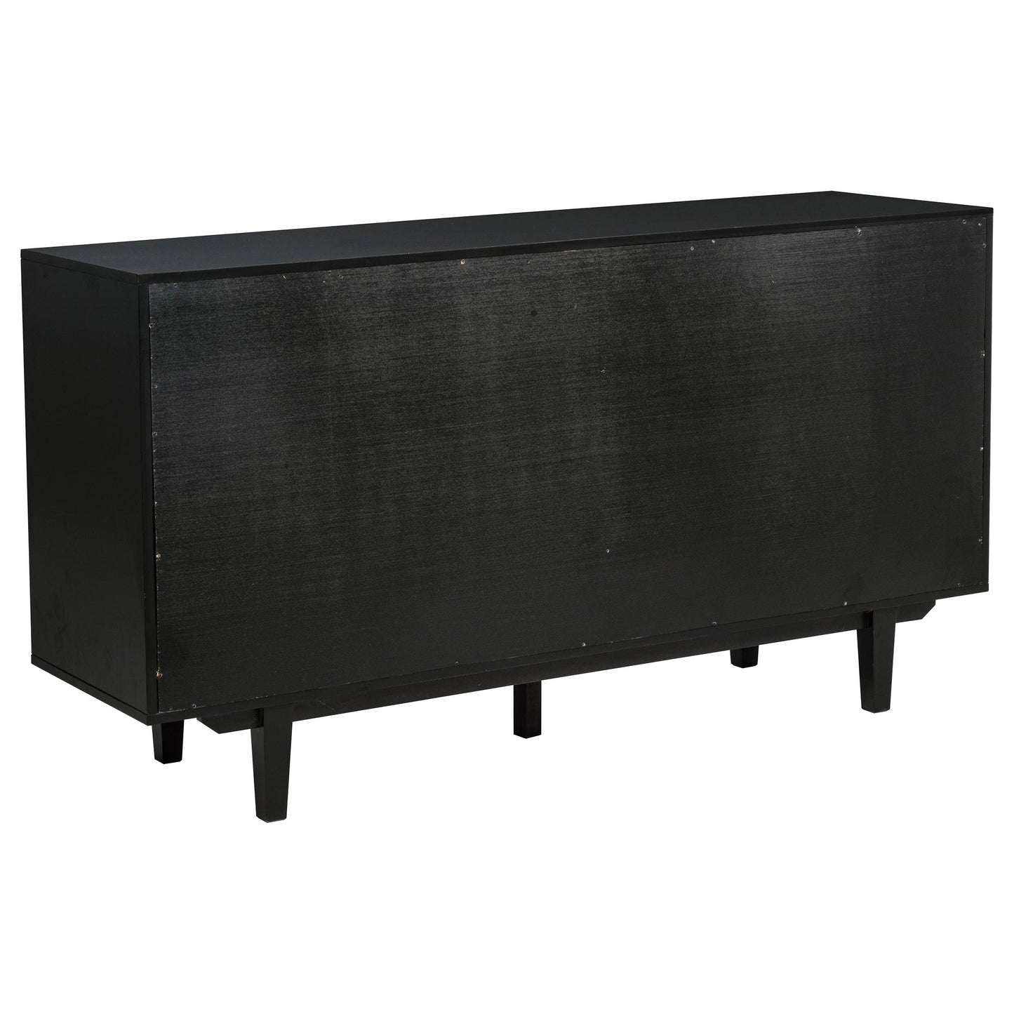  Coaster Furniture Middleton 108545BLK 4-door Sideboard Server with Dual Drawers - Black IMAGE 2