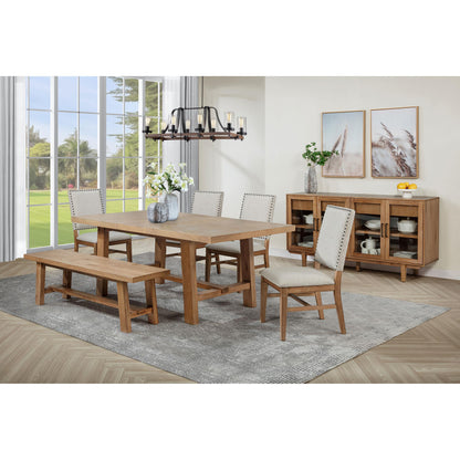  Coaster Furniture Middleton 108545NAT 4-door Sideboard Server with Dual Drawers - Natural IMAGE 14