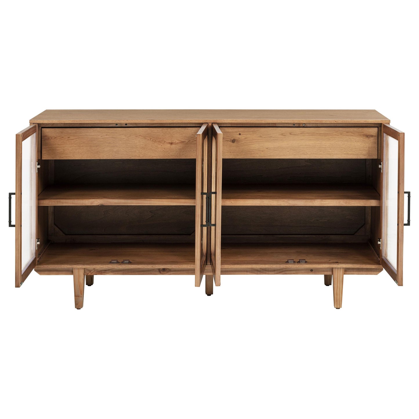  Coaster Furniture Middleton 108545NAT 4-door Sideboard Server with Dual Drawers - Natural IMAGE 9