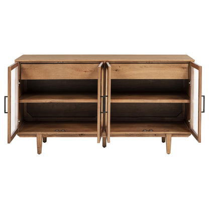  Coaster Furniture Middleton 108545NAT 4-door Sideboard Server with Dual Drawers - Natural IMAGE 9