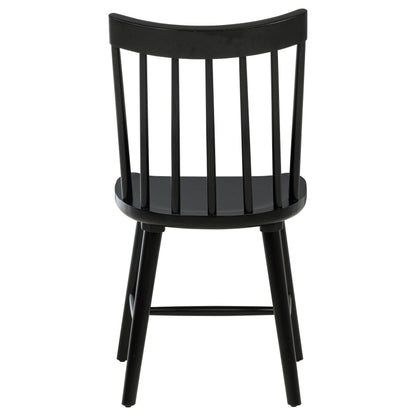 Coaster Furniture Middleton 108546BLK Set of 2 Solid Wood Dining Side Chair - Black IMAGE 11