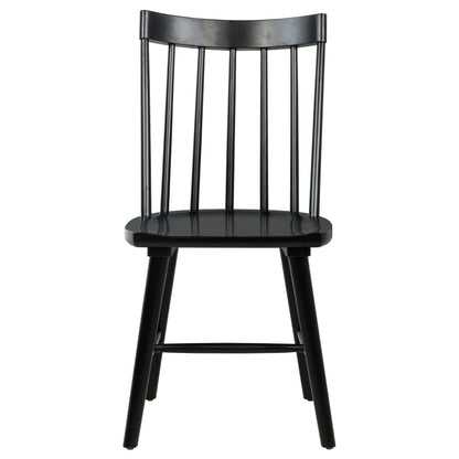  Coaster Furniture Middleton 108546BLK Set of 2 Solid Wood Dining Side Chair - Black IMAGE 9