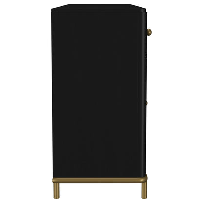  Coaster Furniture Arini 108935BLK 2-drawer Cane Door Dining Sideboard Server - Black IMAGE 12
