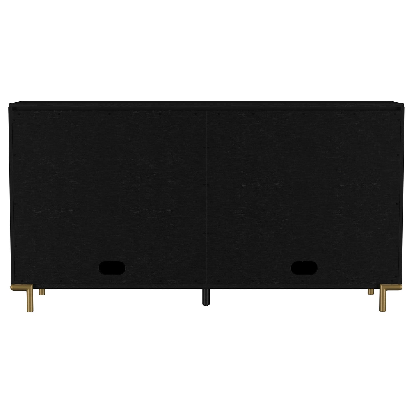  Coaster Furniture Arini 108935BLK 2-drawer Cane Door Dining Sideboard Server - Black IMAGE 7