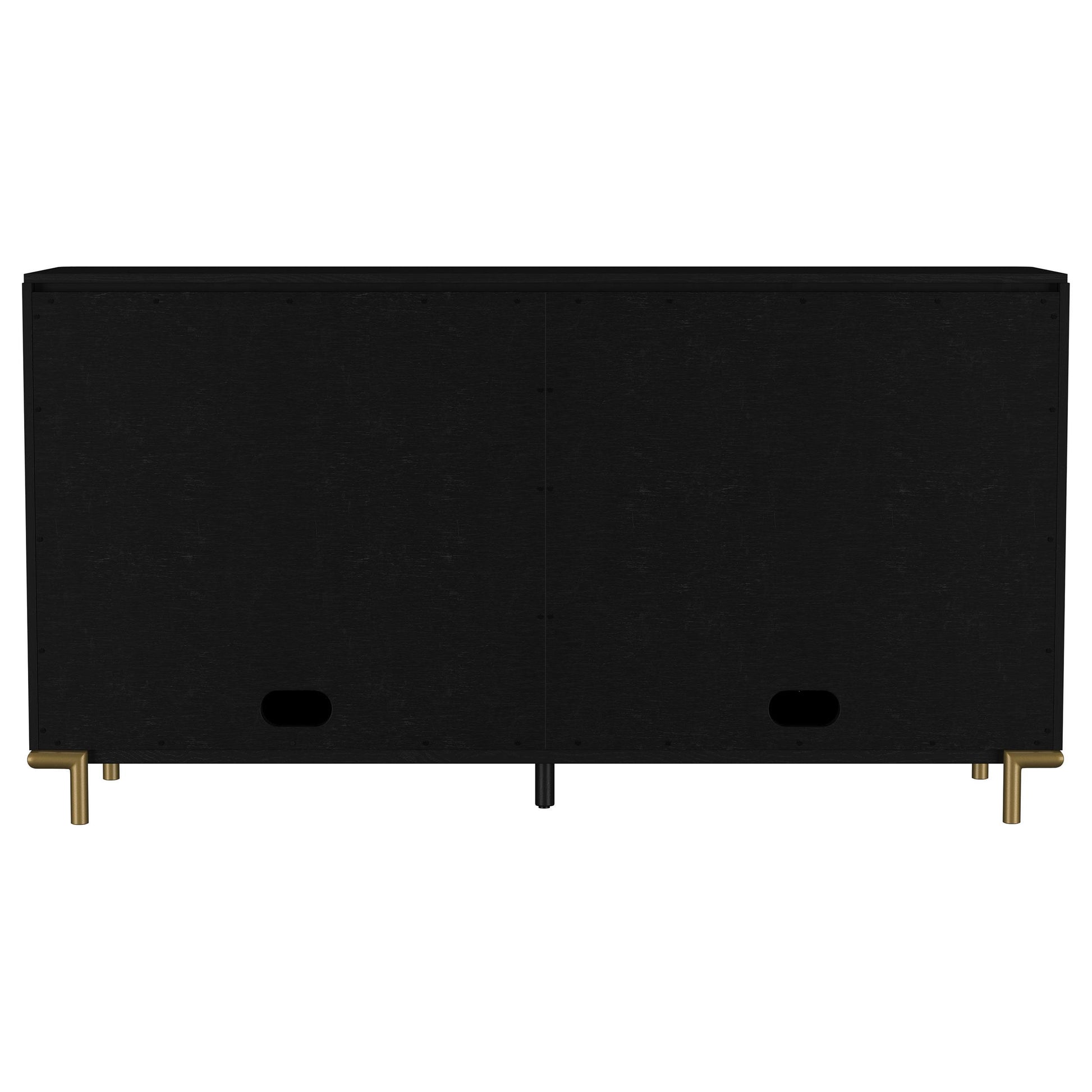  Coaster Furniture Arini 108935BLK 2-drawer Cane Door Dining Sideboard Server - Black IMAGE 7