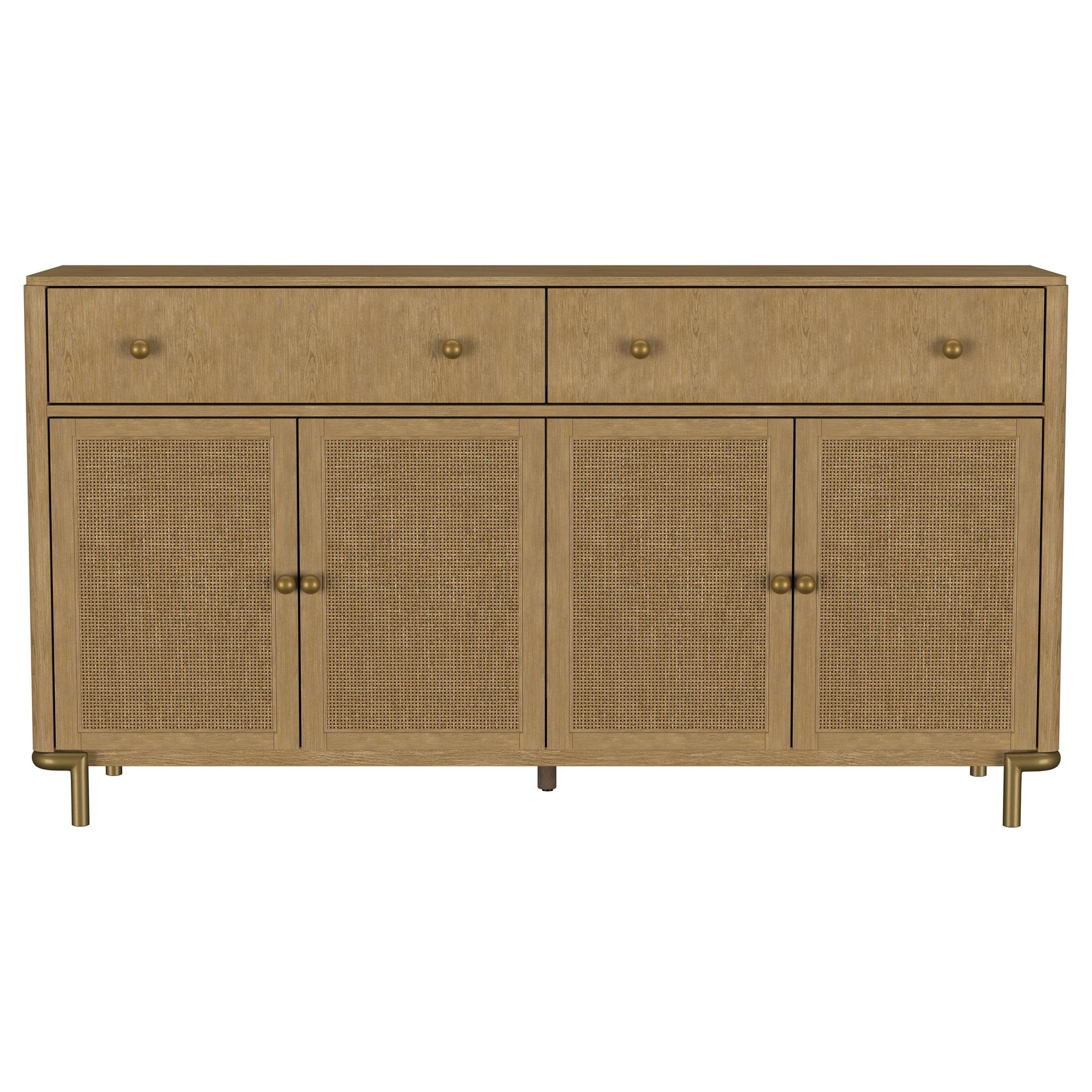  Coaster Furniture Arini 108935SWD 2-drawer Cane Door Dining Sideboard Server - Sand Wash IMAGE 10
