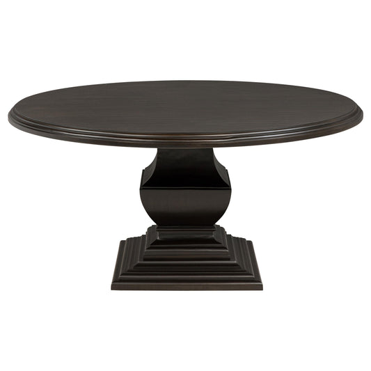  Coaster Furniture Twyla 109230 60-inch Round Wood Dining Room Table - Dark Cocoa IMAGE 1