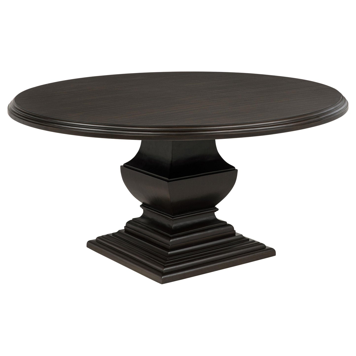  Coaster Furniture Twyla 109230 60-inch Round Wood Dining Room Table - Dark Cocoa IMAGE 3