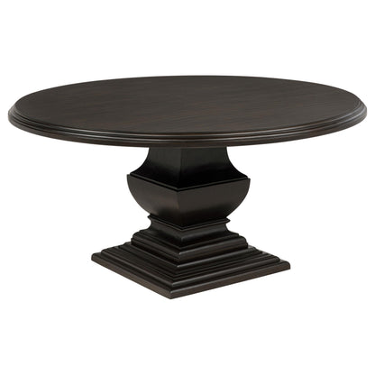  Coaster Furniture Twyla 109230 60-inch Round Wood Dining Room Table - Dark Cocoa IMAGE 3