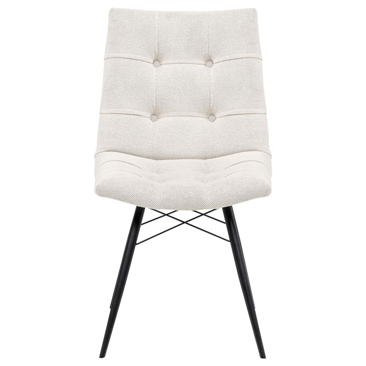  Coaster Furniture Aiken 110332STN Set of 4 Fabric Upholstered Dining Side Chair - Saddle Stone White IMAGE 10