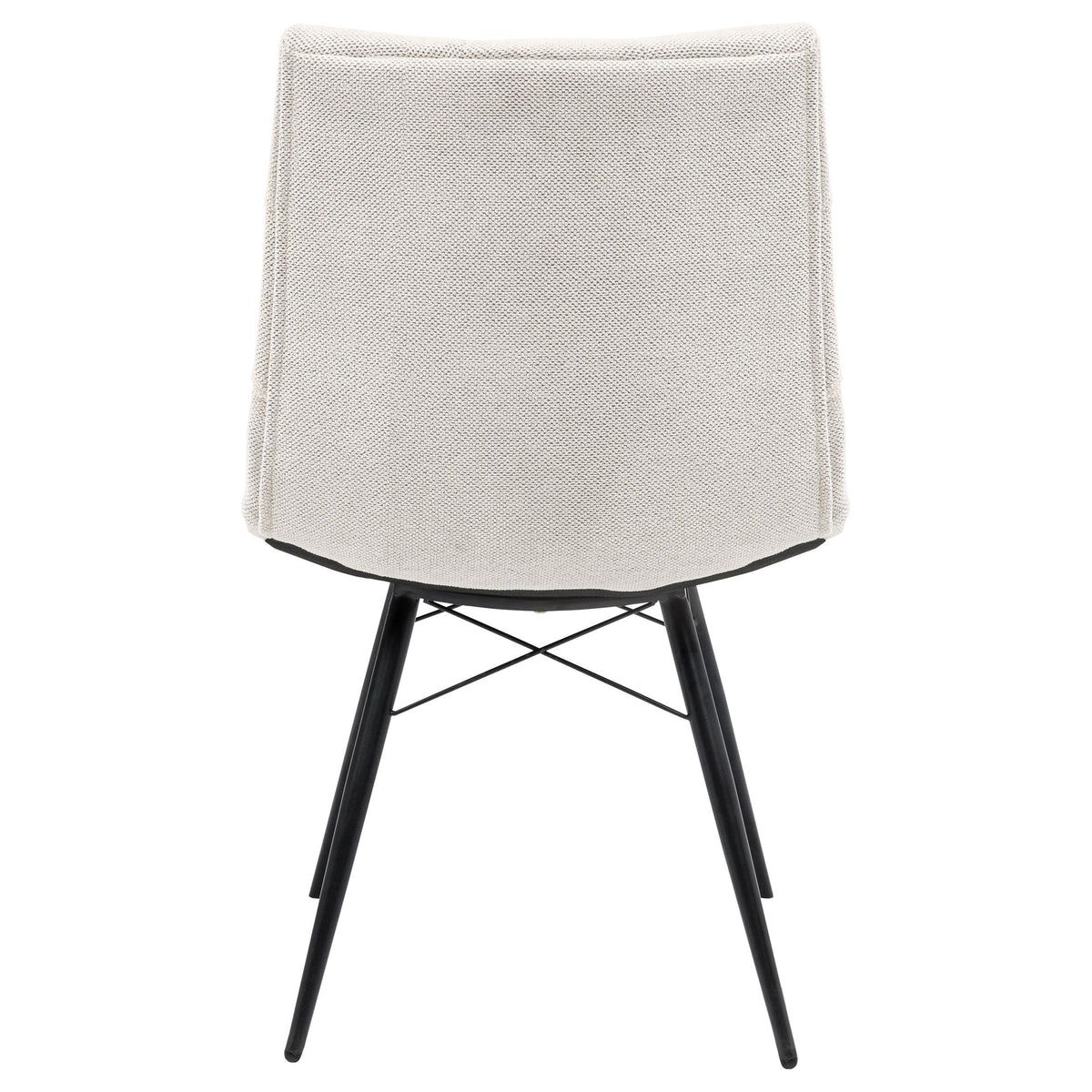  Coaster Furniture Aiken 110332STN Set of 4 Fabric Upholstered Dining Side Chair - Saddle Stone White IMAGE 9