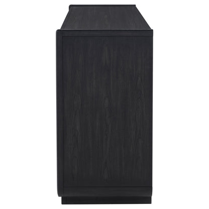  Coaster Furniture Leandro 115395 2-drawer Dining Sideboard Server - Burnished Black IMAGE 8
