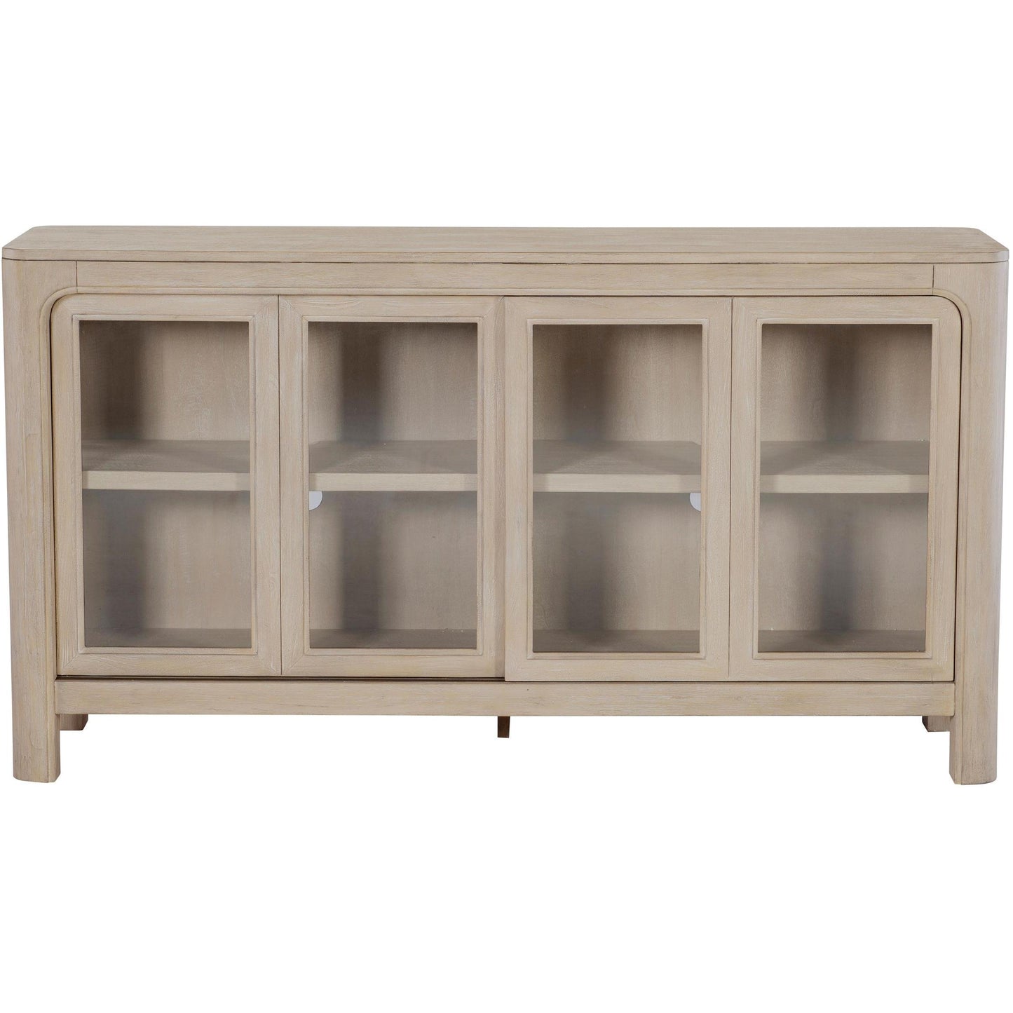  Coaster Furniture Solano 115505 Sliding Door Dining Sideboard Server - Weathered Mango IMAGE 4