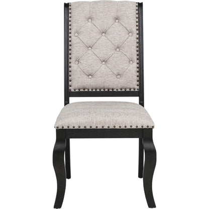  Coaster Furniture Phelps 121232 Set of 2 Upholstered Dining Side Chair - Tan Distressed Noir IMAGE 4