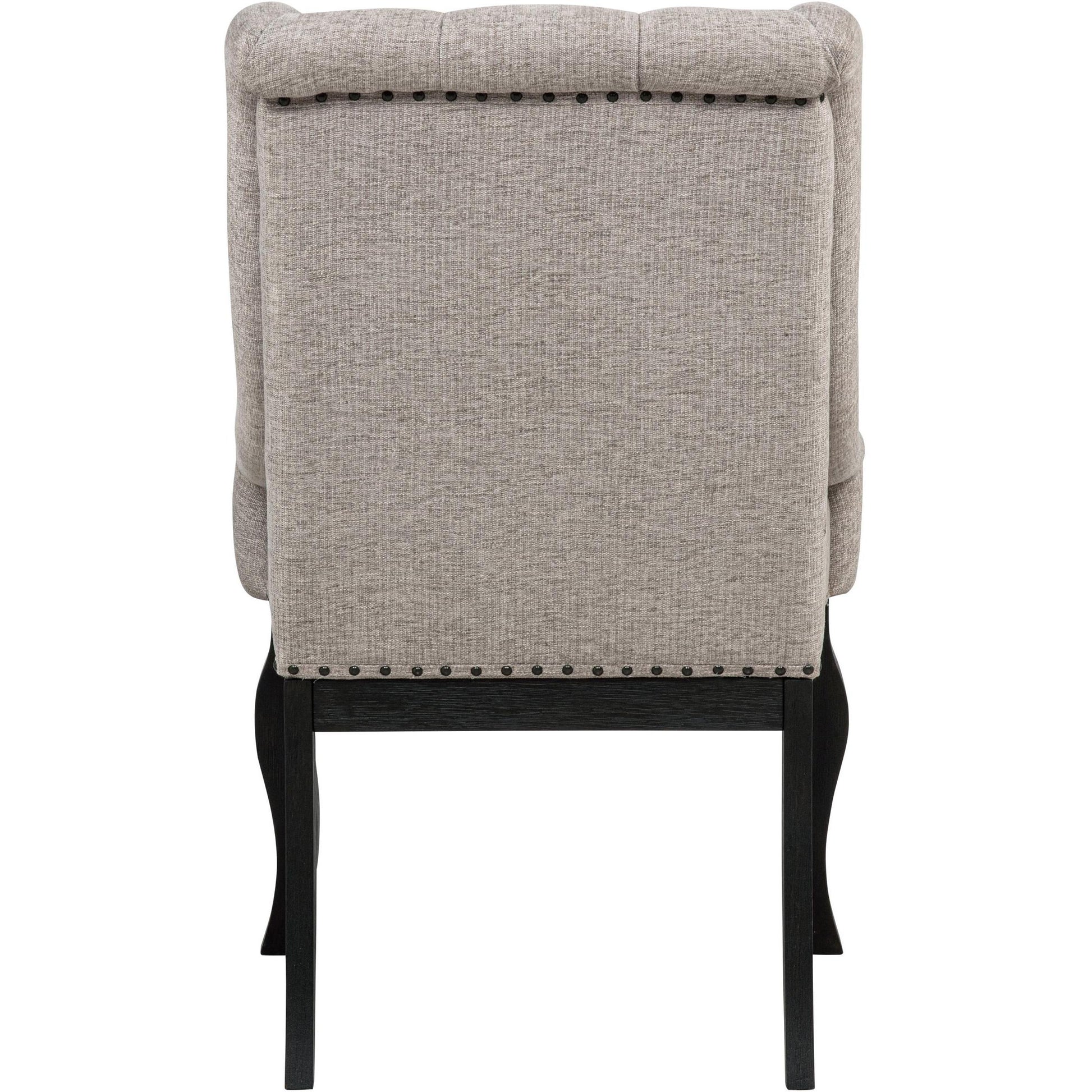  Coaster Furniture Phelps 121233 Set of 2 Upholstered Dining Arm Chair - Tan Distressed Noir IMAGE 8