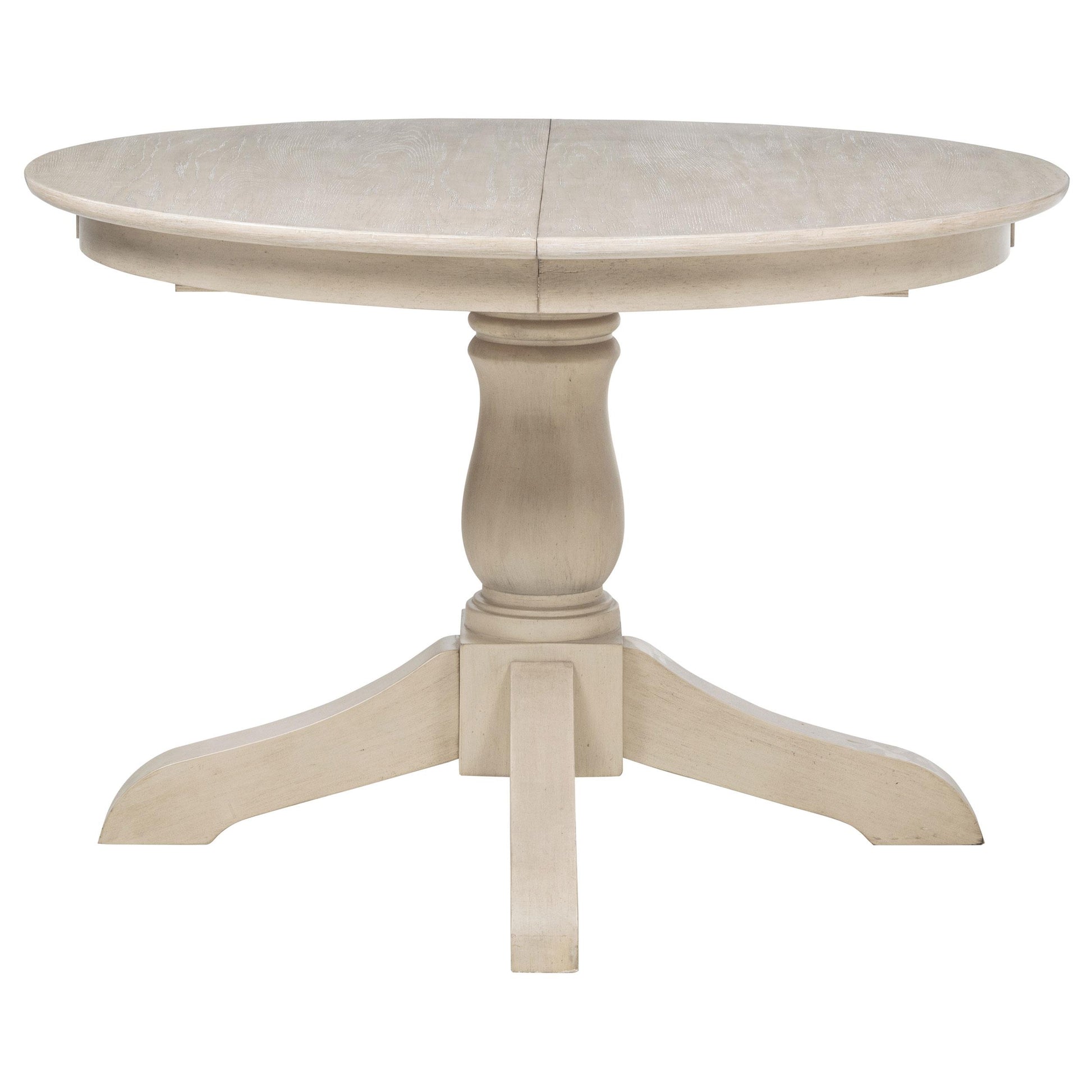  Coaster Furniture Orrison 121261 Oval 62-inch Wood Extension Leaf Dining Table - Linen IMAGE 4