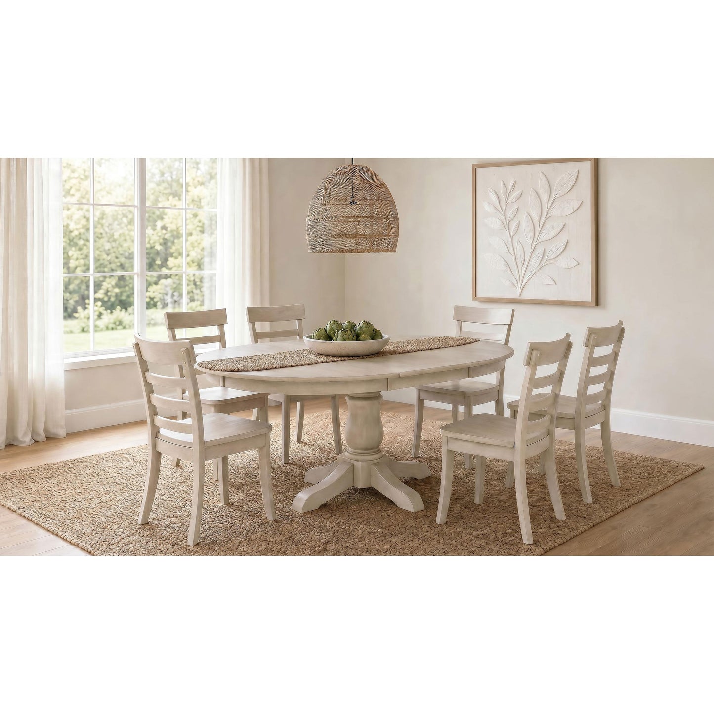  Coaster Furniture Orrison 121262 Set of 2 Ladder Back Dining Side Chair - Linen IMAGE 11