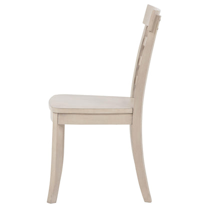  Coaster Furniture Orrison 121262 Set of 2 Ladder Back Dining Side Chair - Linen IMAGE 2