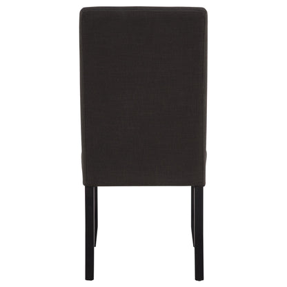  Coaster Furniture Berning 121702CHR Set of 2 Fabric Upholstered Parson Side Chair - Charcoal Grey IMAGE 6