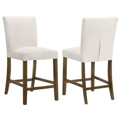 Coaster Furniture Paxton 122179BGE Set of 2 Upholstered Counter Height Dining Chair - Beige IMAGE 1