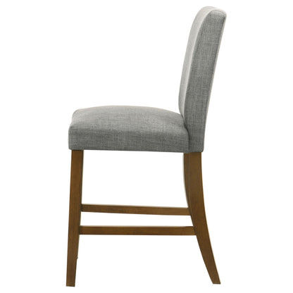  Coaster Furniture Paxton 122179GRY Set of 2 Upholstered Counter Height Dining Chair - Grey IMAGE 4