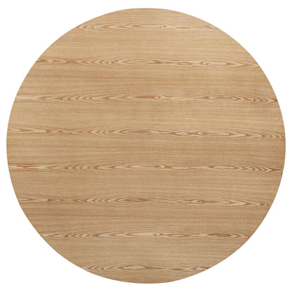  Coaster Furniture Andrews 122500 48-inch Round Wood Dining Room Table - Light Ash IMAGE 2
