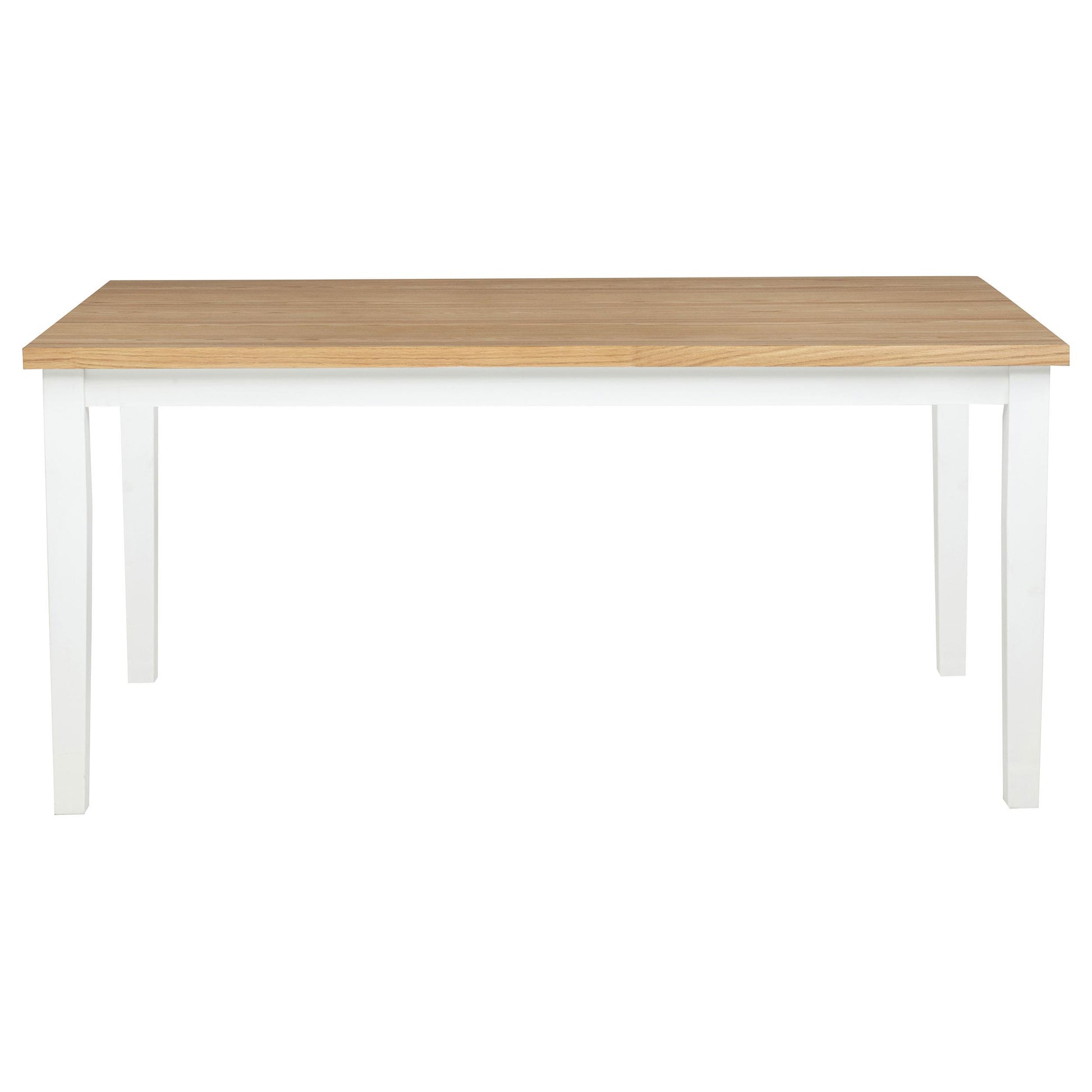  Coaster Furniture Andrews 122501 66-inch Rectangular Dining Table - Light Ash/White IMAGE 7