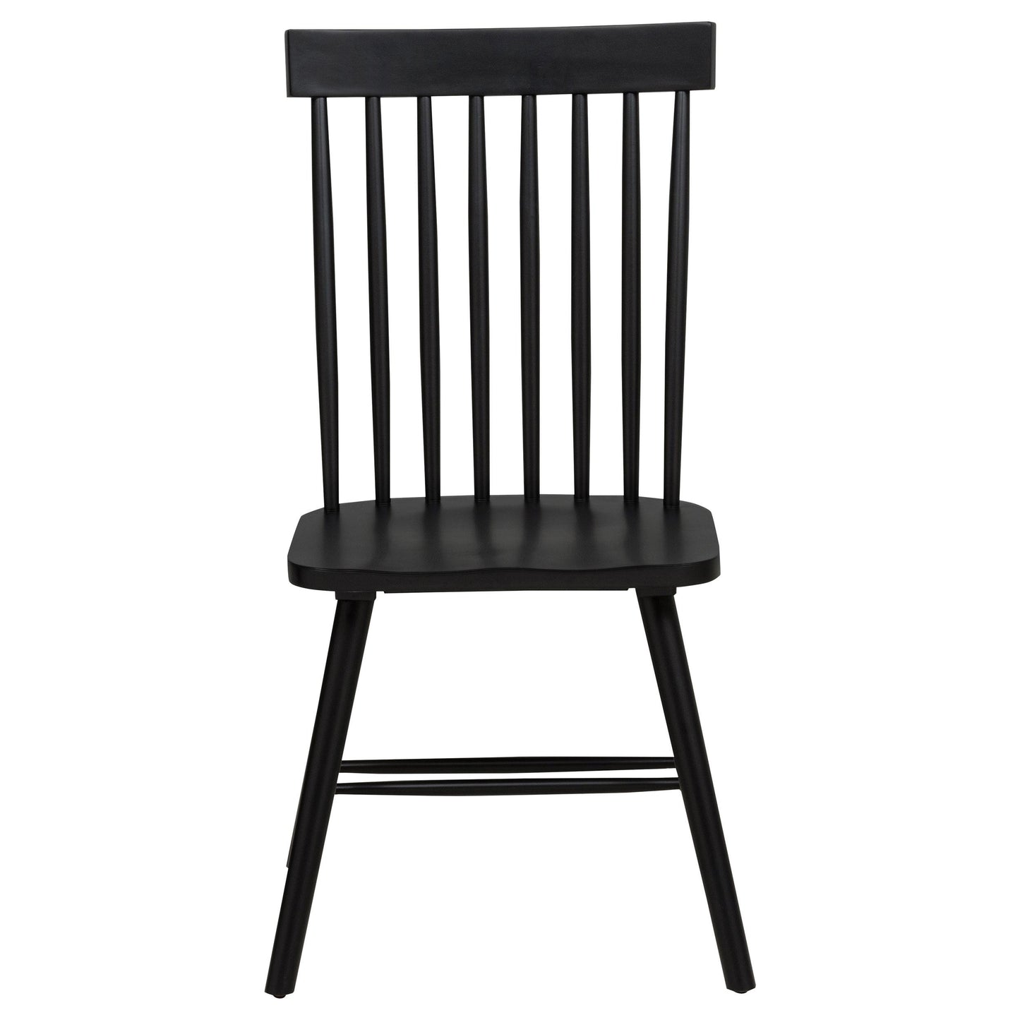  Coaster Furniture Andrews 122502BLK Set of 2 Windsor Spindle Back Dining Side Chair - Black IMAGE 12