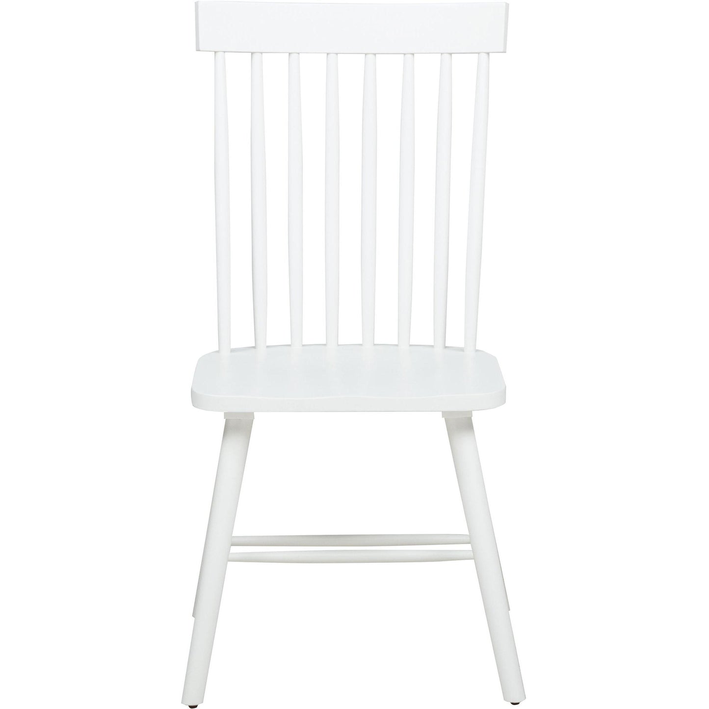  Coaster Furniture Andrews 122502WHT Set of 2 Windsor Spindle Back Dining Side Chair - White IMAGE 4