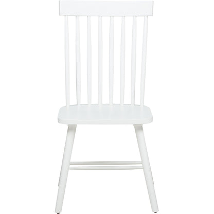  Coaster Furniture Andrews 122502WHT Set of 2 Windsor Spindle Back Dining Side Chair - White IMAGE 4