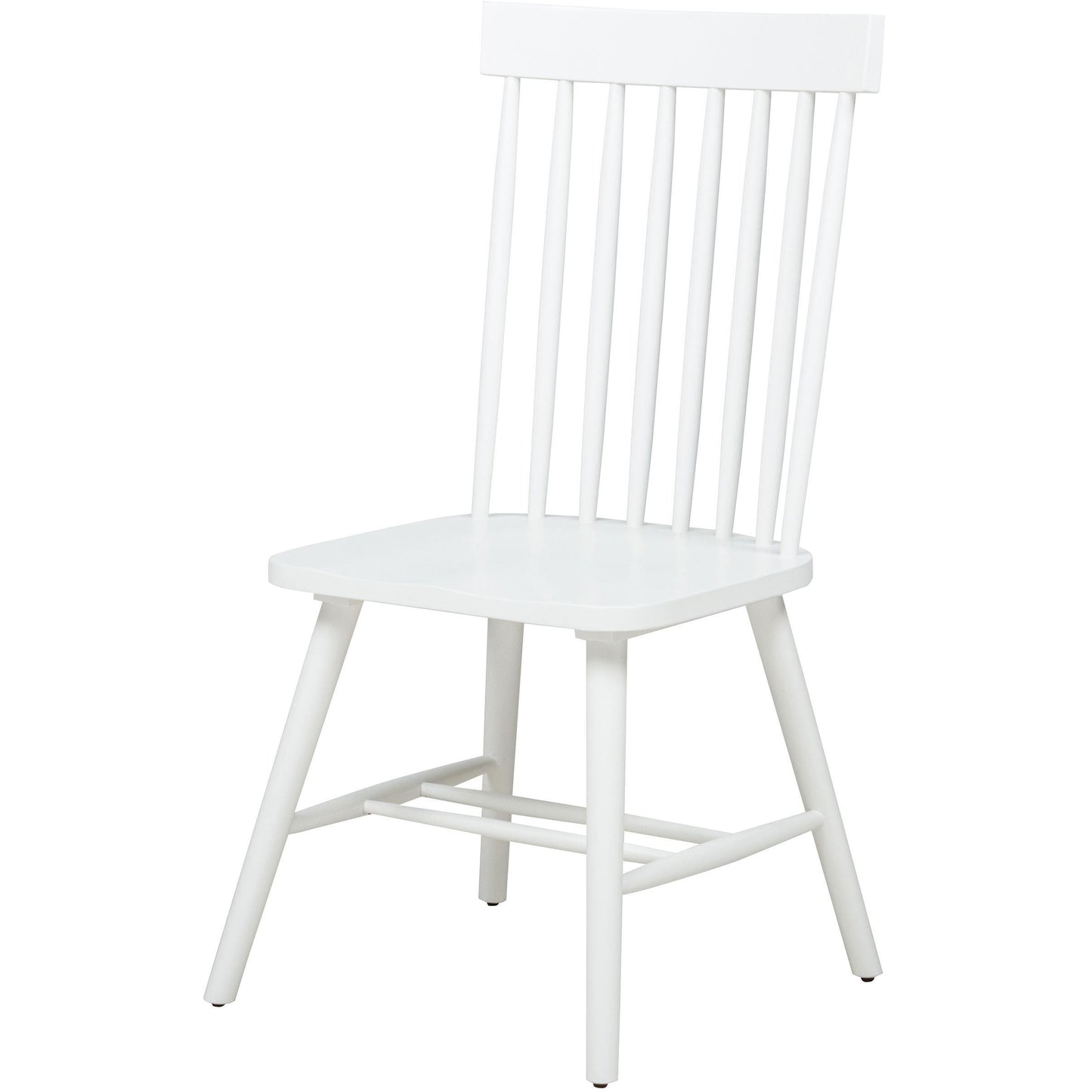  Coaster Furniture Andrews 122502WHT Set of 2 Windsor Spindle Back Dining Side Chair - White IMAGE 5